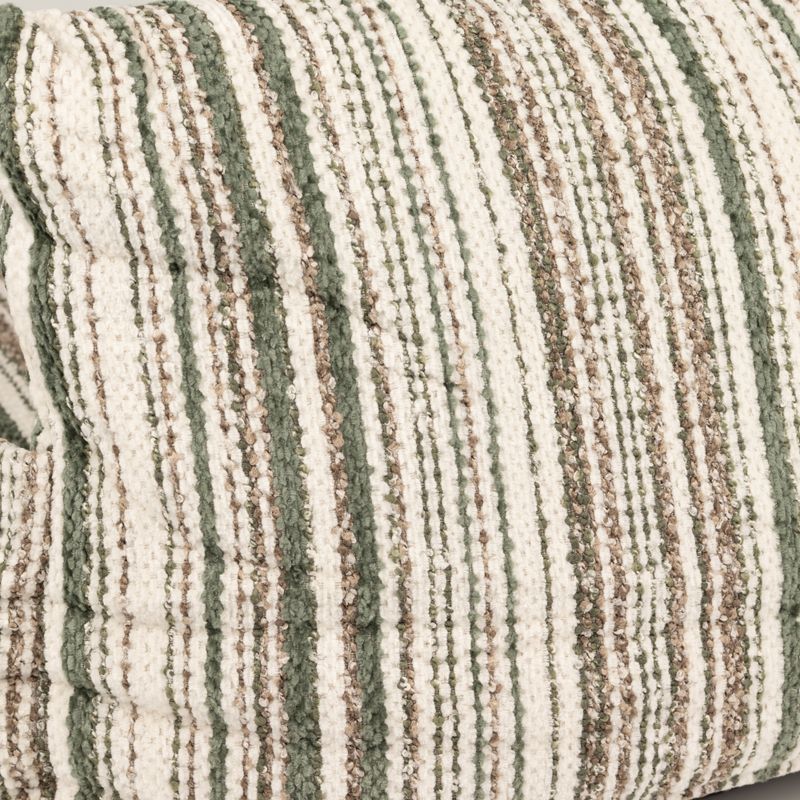 Cama para Patas - Sofá Mediano - Rayas Marrones - 60x60x28cm