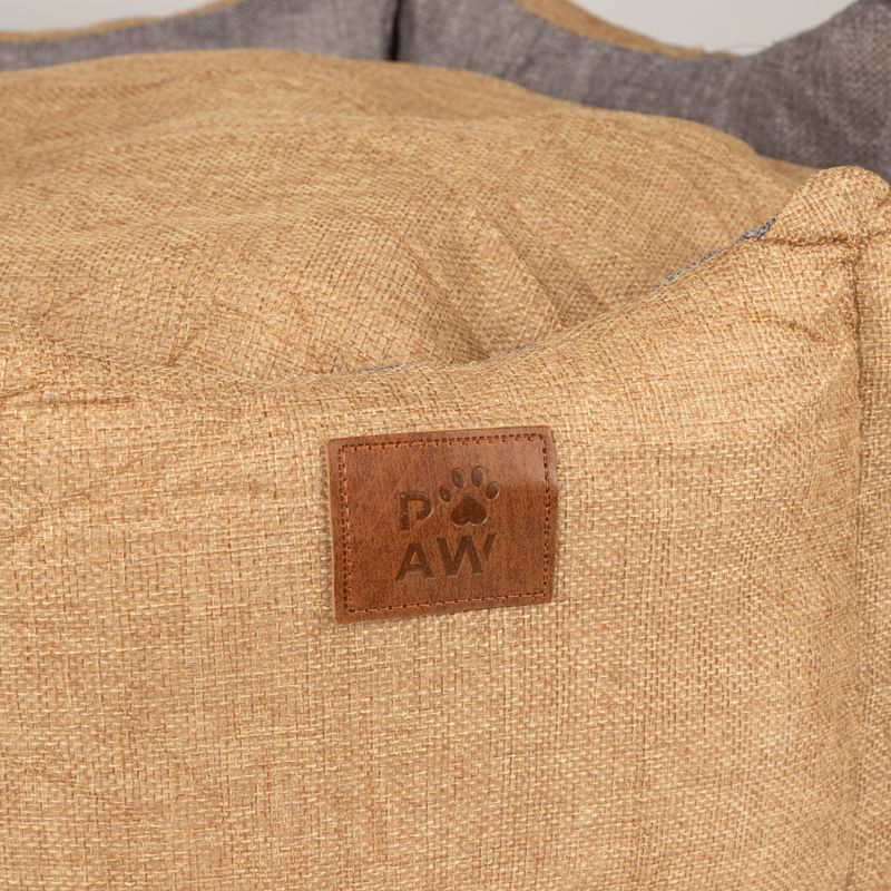 Cama para Patas - Mediana Royal Crown - Arena y Gris - 50x50x26cm