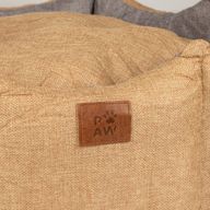 Cama para Patas - Mediana Royal Crown - Arena y Gris - 50x50x26cm
