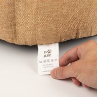Cama para Patas - Mediana Royal Crown - Arena y Gris - 50x50x26cm