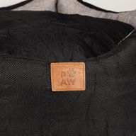 Cama de pata - Grande Corona Real - Negro y Gris - 50x50x26cm