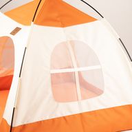 Cama para patas - Tienda beige y naranja - 58x58x48cm