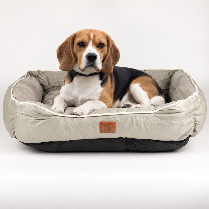 Cama para patas - Mediana Caqui Beige - 70x60x15cm