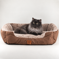 Cama de patitas - Oso de peluche marrón mediano - 70x55x18 cm