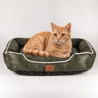 Cama para patas - Pequeña - Verde caqui - 60x50x15 cm