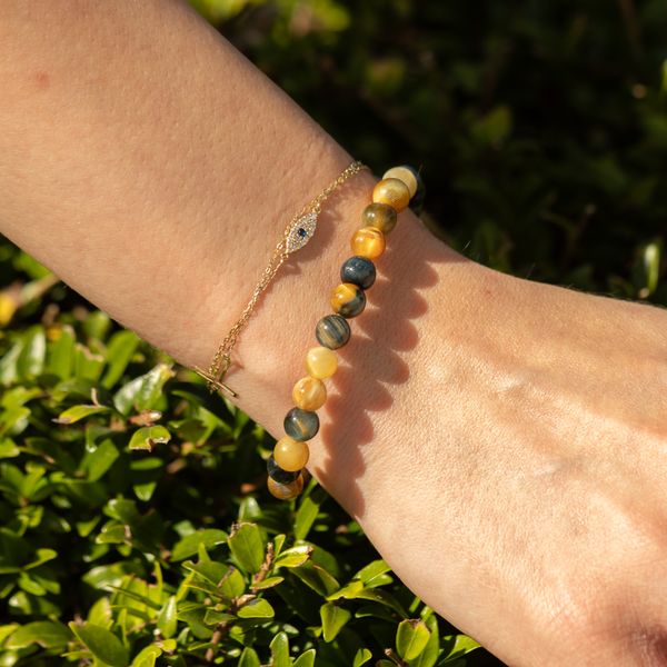 Pulseras pequeñas de piedras preciosas con poder – cuentas de 6 mm