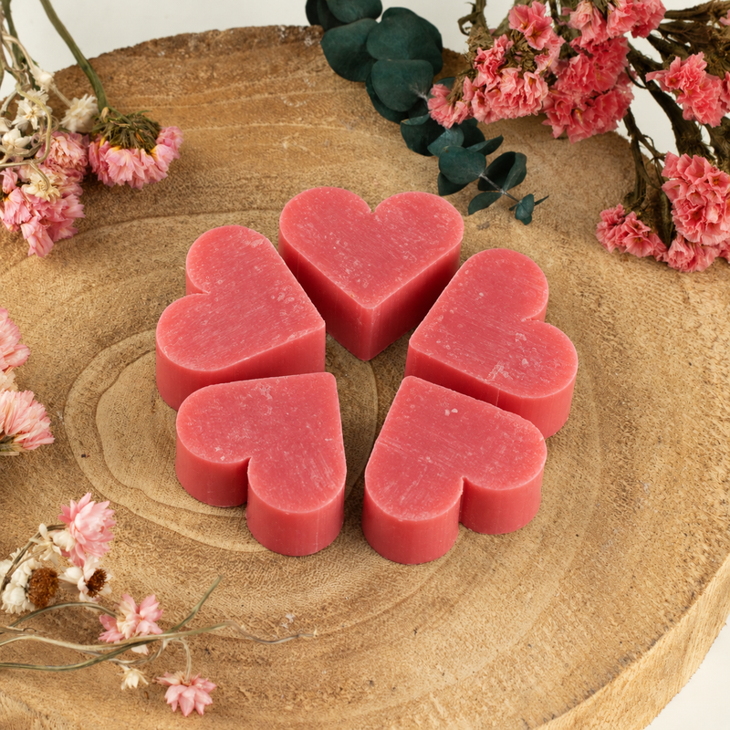 Jabones para Huéspedes con Corazón - Rosa Silvestre