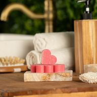 Jabones para Huéspedes con Corazón - Rosa Silvestre