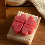 Jabones para Huéspedes con Corazón - Rosa Silvestre
