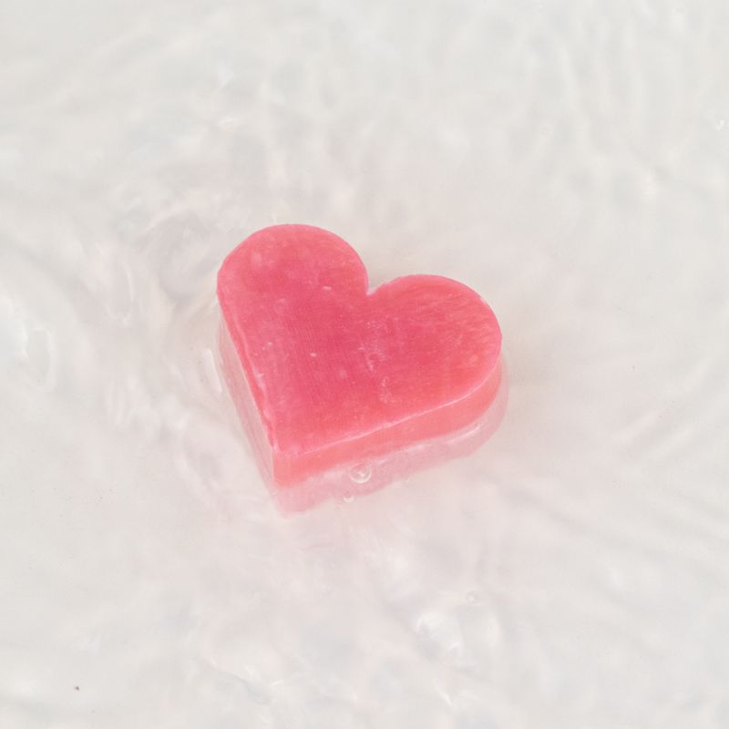 Jabones para Huéspedes con Corazón - Rosa Silvestre