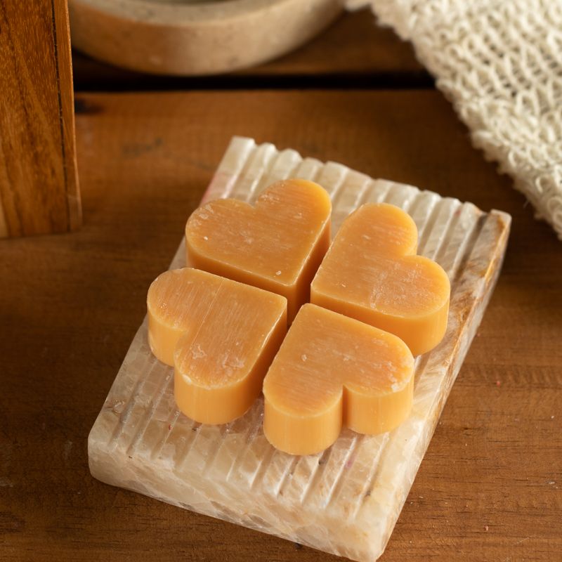 Jabones para huéspedes del corazón - Naranja y jengibre cálido