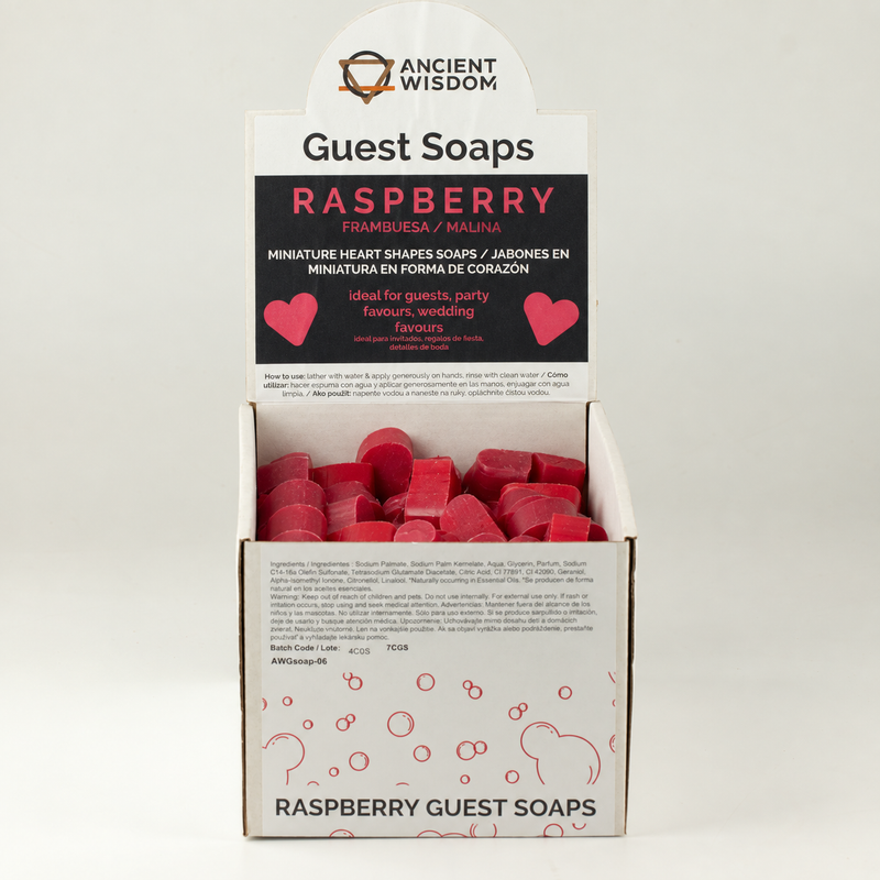 Heart Guest Soaps - Frambuesa
