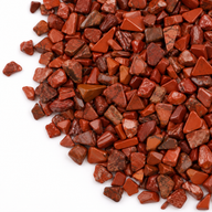 Fragmentos de piedra preciosa de jaspe rojo a granel - 1 KG