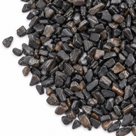 Virutas de piedra preciosa de turmalina negra a granel - 1 KG