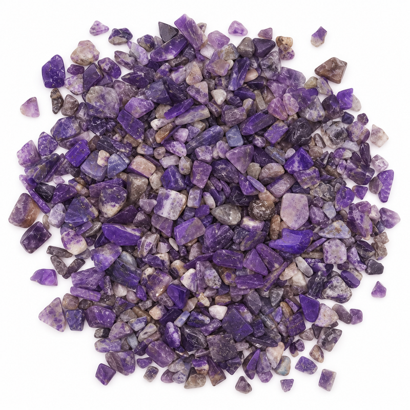Fragmentos de amatista a granel - 1 kg