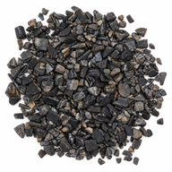 Virutas de piedra preciosa de turmalina negra a granel - 1 KG