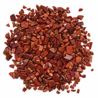 Fragmentos de piedra preciosa de jaspe rojo a granel - 1 KG