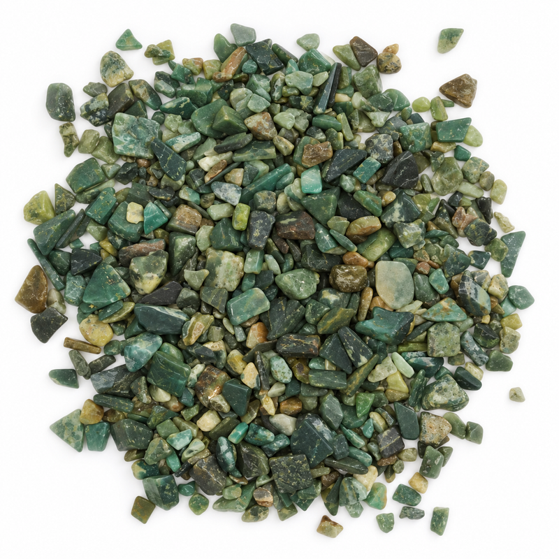 Fragmentos de piedra preciosa de aventurina verde a granel - 1 KG