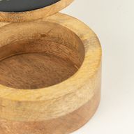 Caja redonda esmaltada - Brújula de la vida