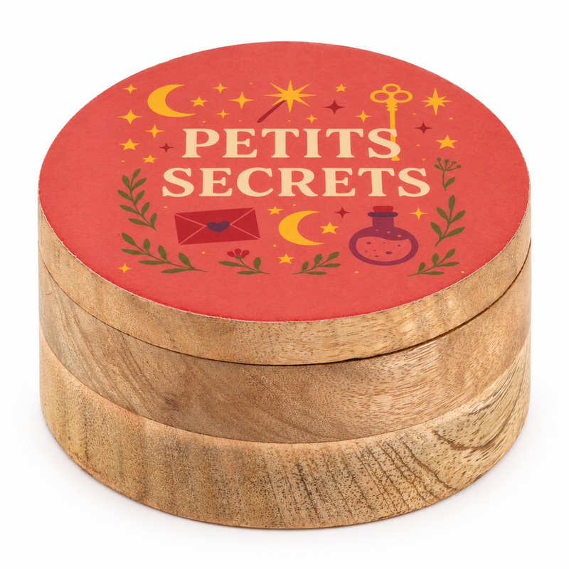 Caja esmaltada redonda - Petite Secrets