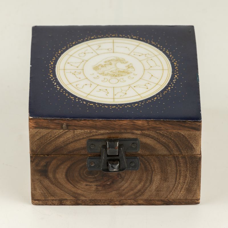 Caja esmaltada pequeña - Acuario