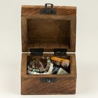Caja esmaltada pequeña - Piscis