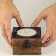 Caja esmaltada pequeña - Aries