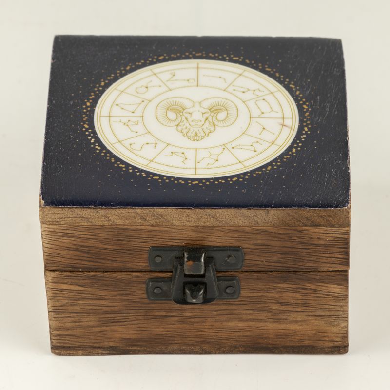 Caja esmaltada pequeña - Aries