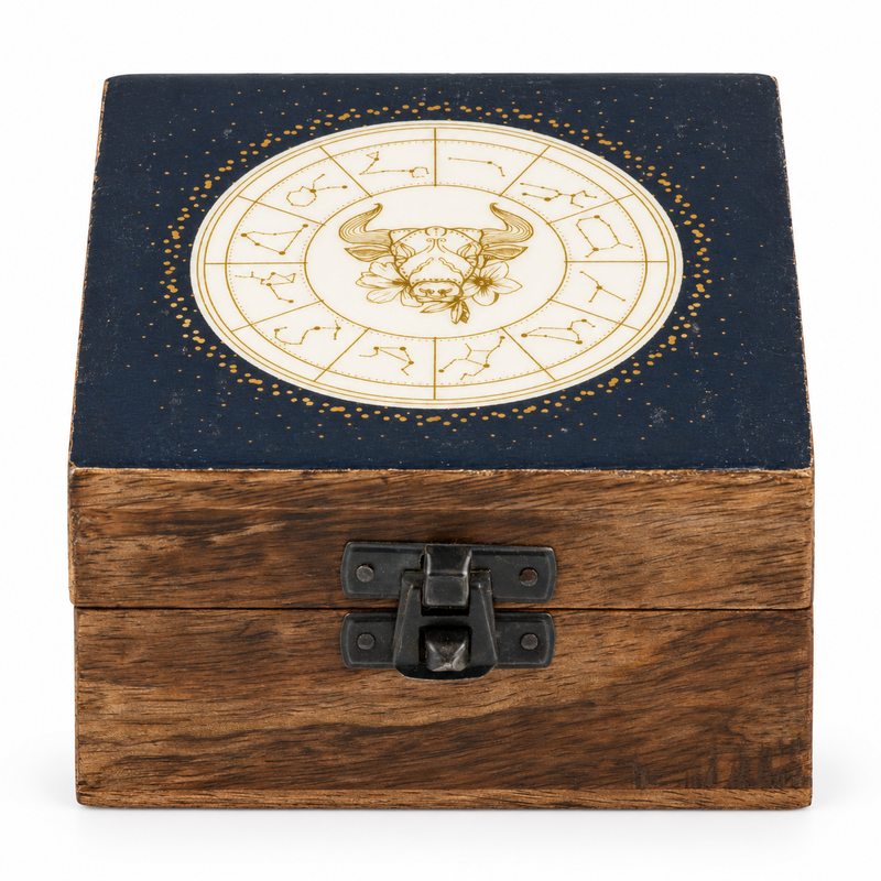 Caja pequeña esmaltada - Tauro