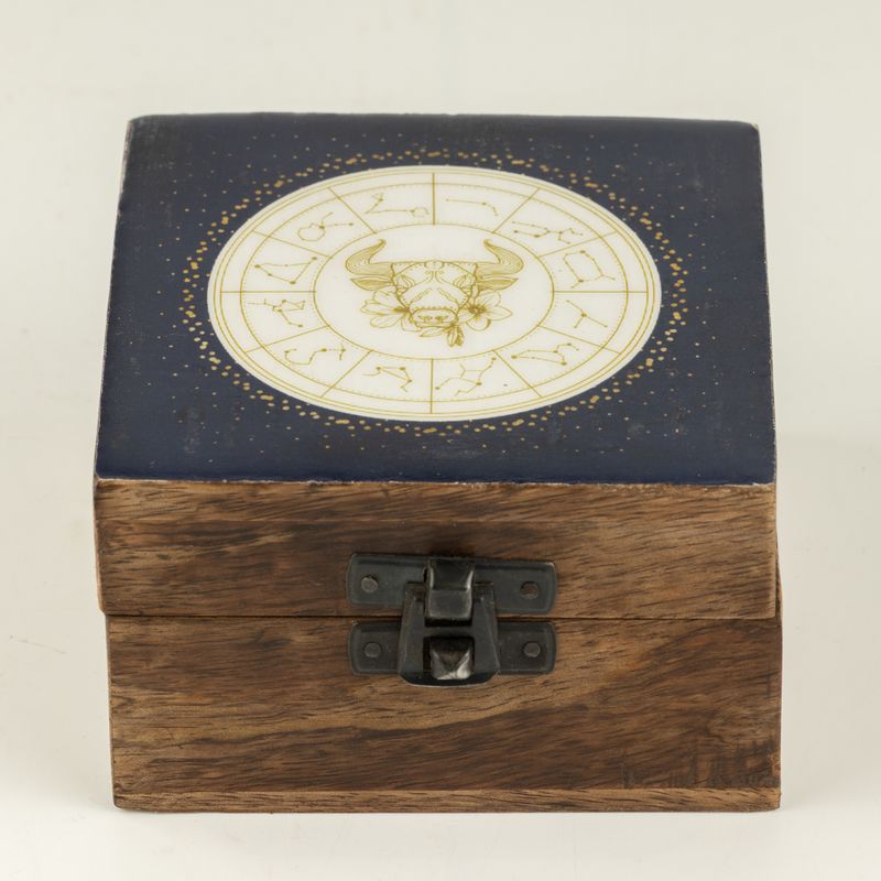 Caja pequeña esmaltada - Tauro