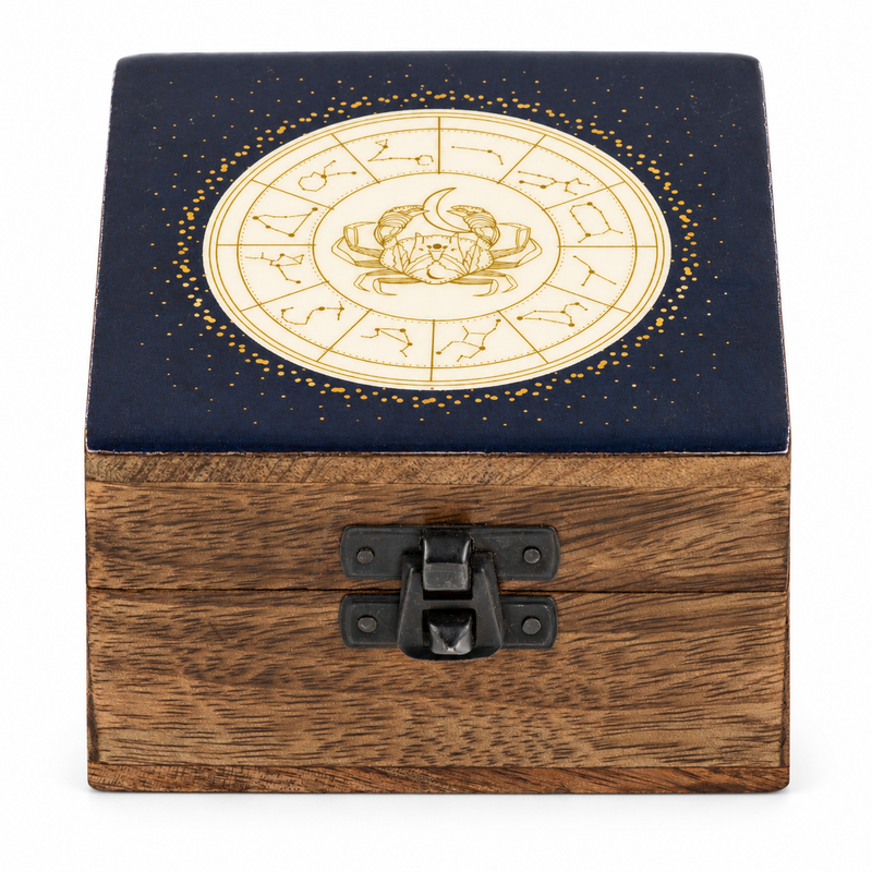 Caja pequeña esmaltada - Cáncer