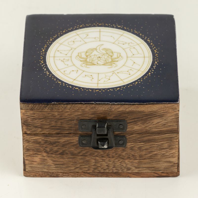 Caja pequeña esmaltada - Cáncer