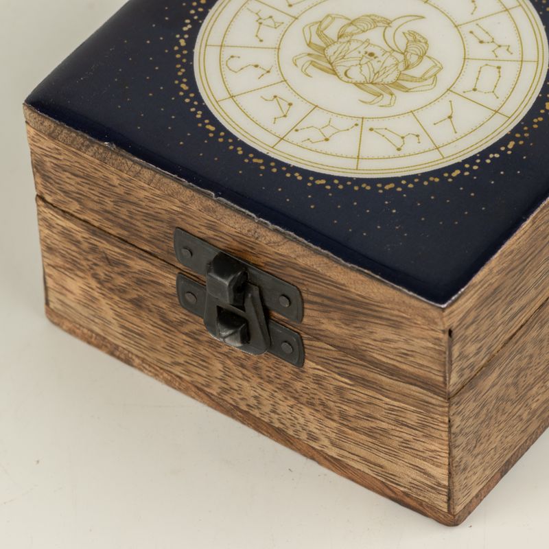 Caja pequeña esmaltada - Cáncer