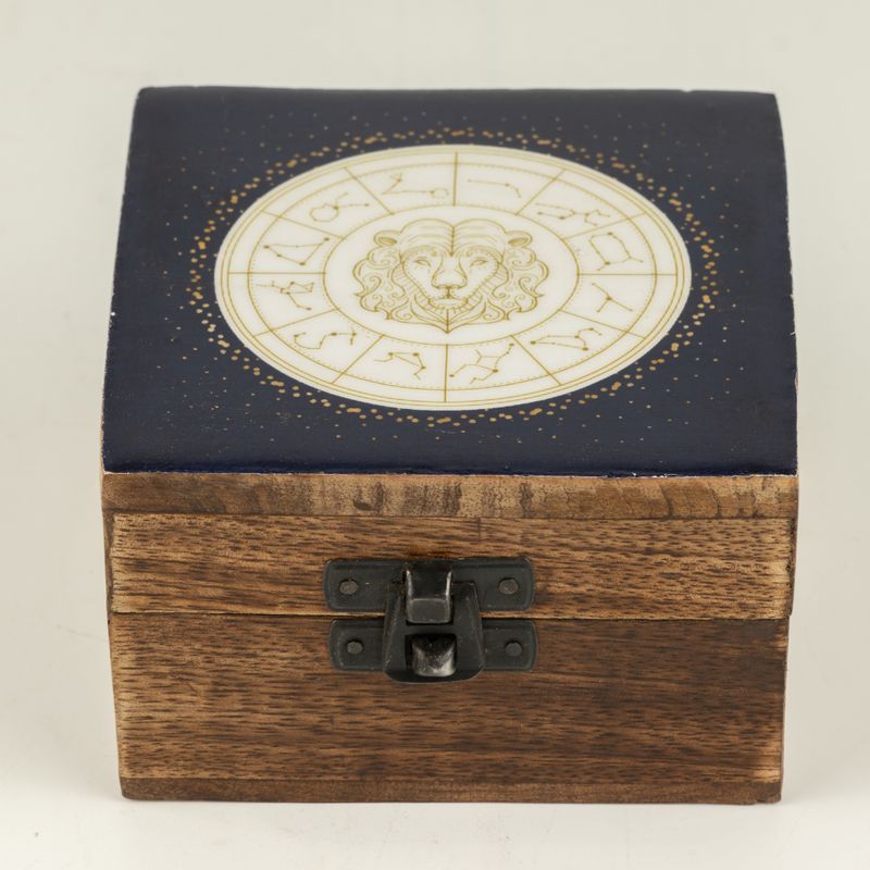 Caja pequeña esmaltada - Leo