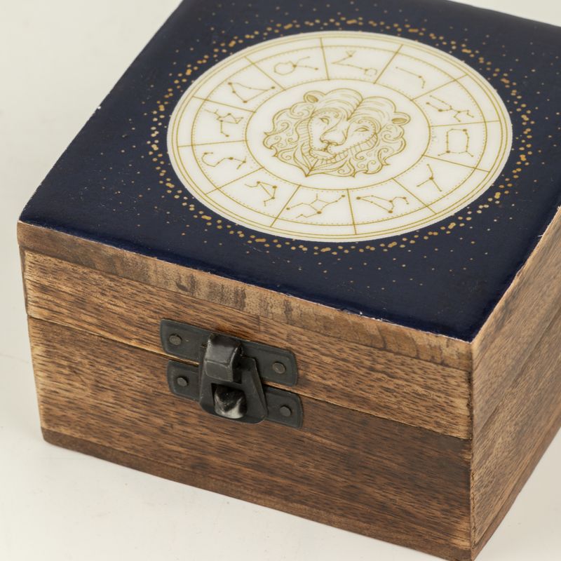 Caja pequeña esmaltada - Leo