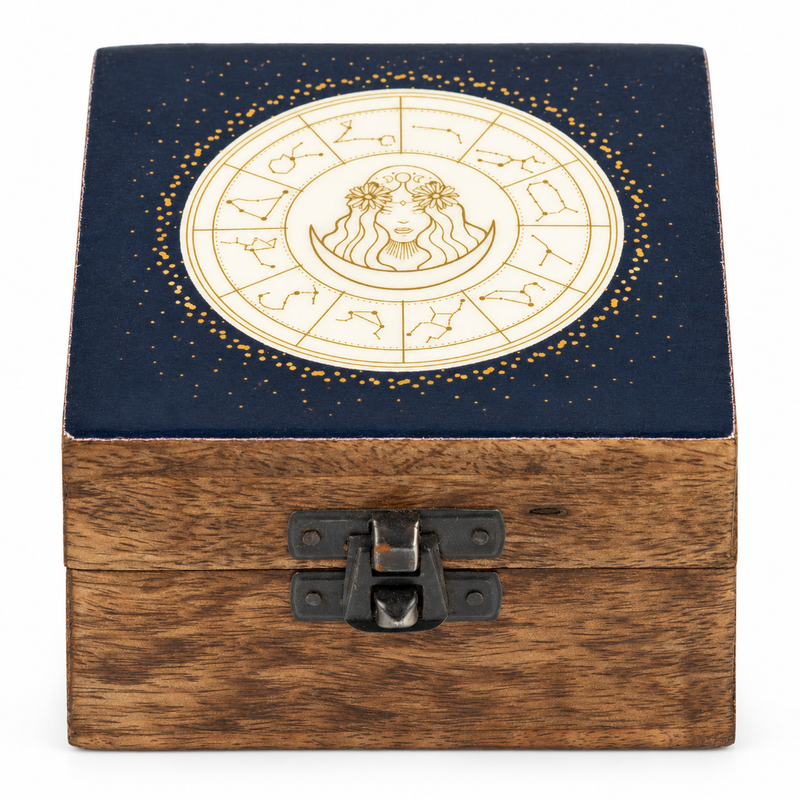 Caja pequeña esmaltada - Virgo