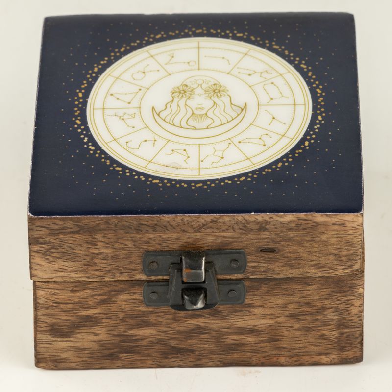 Caja pequeña esmaltada - Virgo