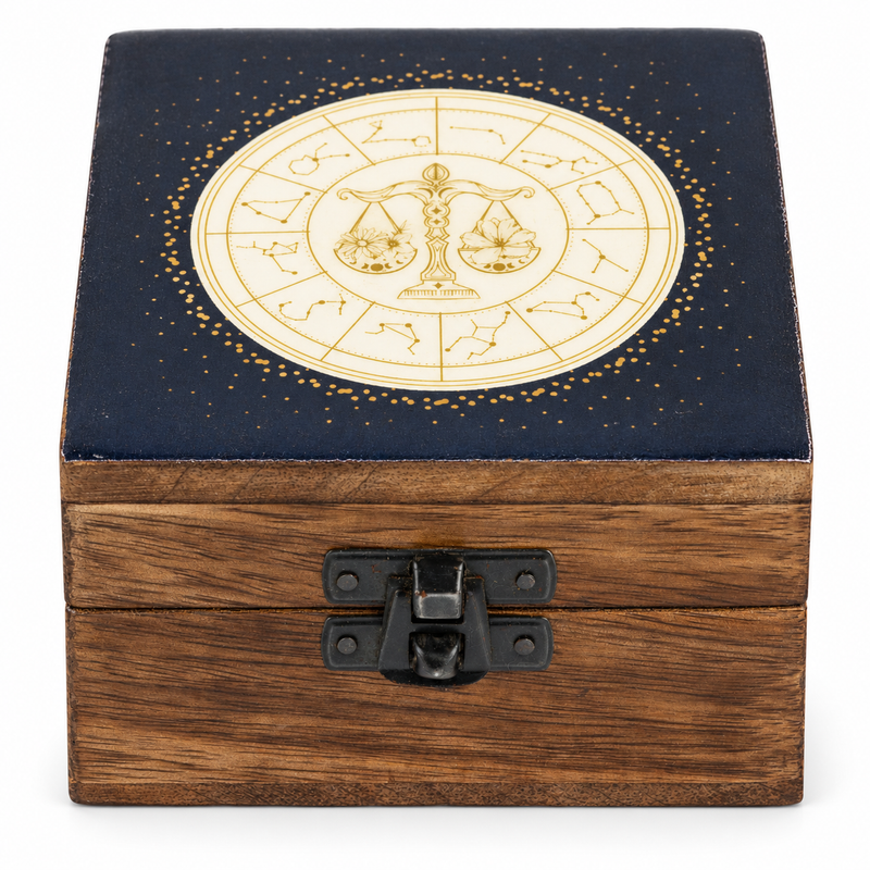 Caja pequeña esmaltada - Libra