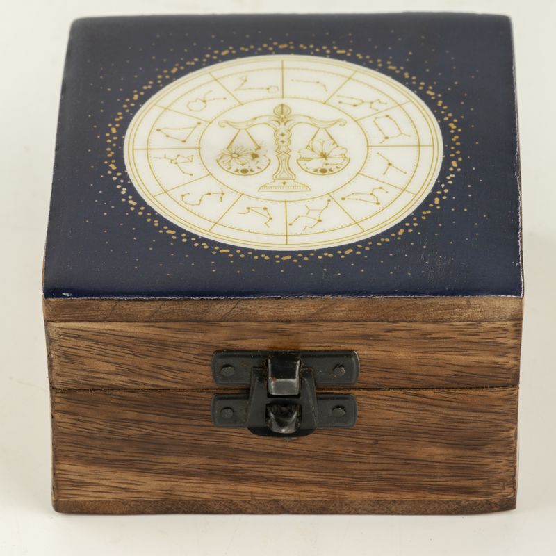 Caja pequeña esmaltada - Libra