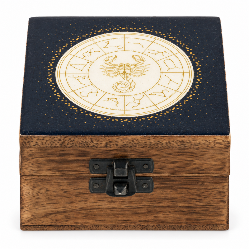 Caja pequeña esmaltada - Escorpio