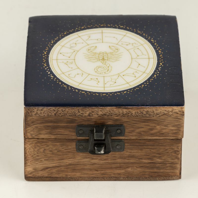 Caja pequeña esmaltada - Escorpio