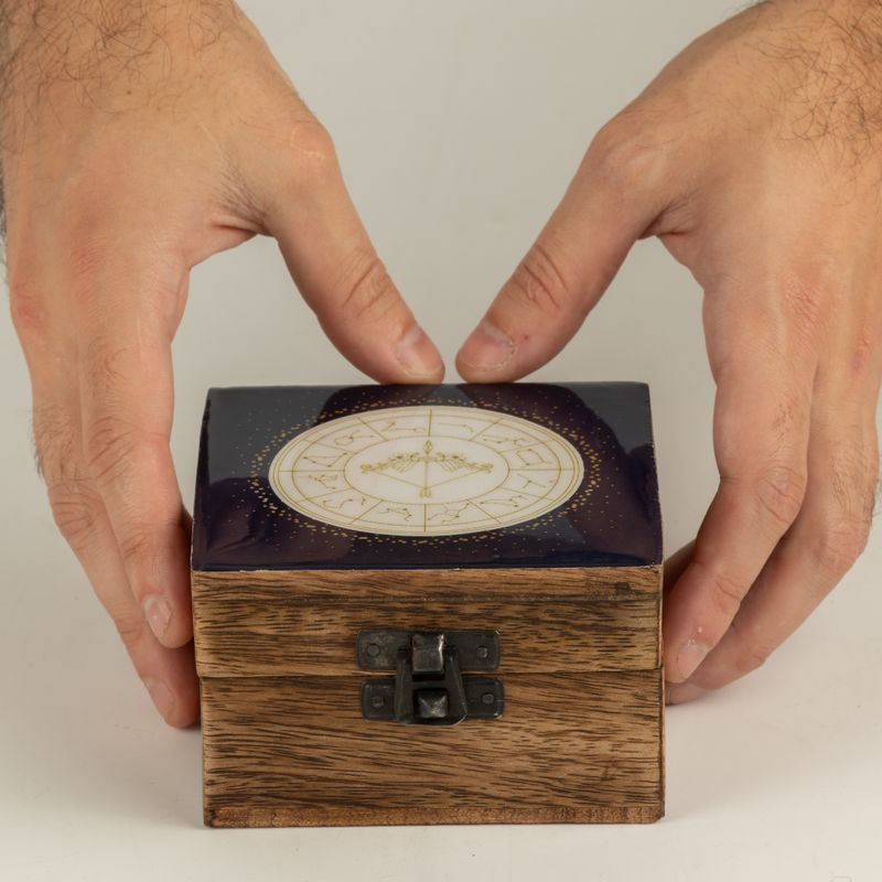 Caja pequeña esmaltada - Sagitario