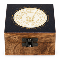 Caja esmaltada pequeña - Capricornio