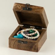Caja esmaltada pequeña - Capricornio