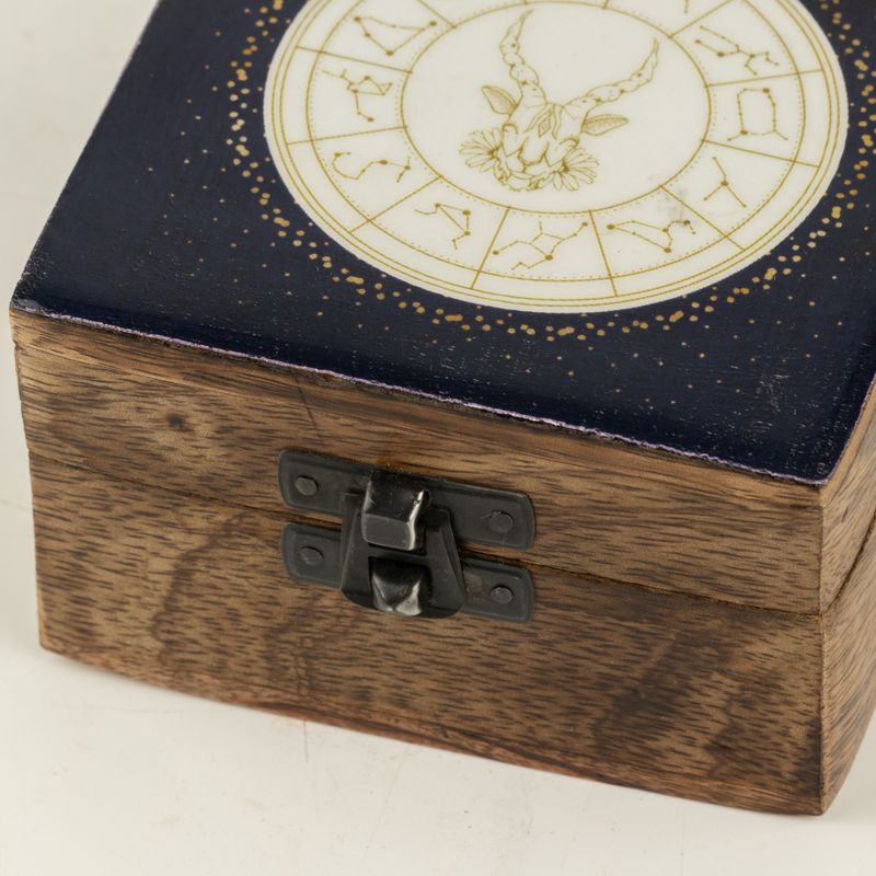 Caja esmaltada pequeña - Capricornio