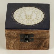 Caja esmaltada pequeña - Capricornio