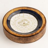 Mini cuenco y soporte para varitas de incienso Signo del Zodiaco – Acuario