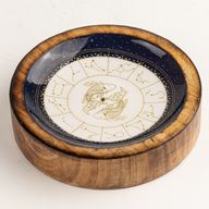 Mini cuenco y porta incienso signo del zodiaco – Piscis