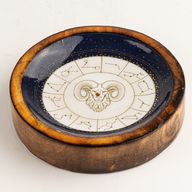 Mini cuenco y porta incienso Signo del Zodiaco – Aries