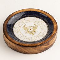 Mini cuenco y soporte para varitas de incienso Signo del Zodiaco – Tauro